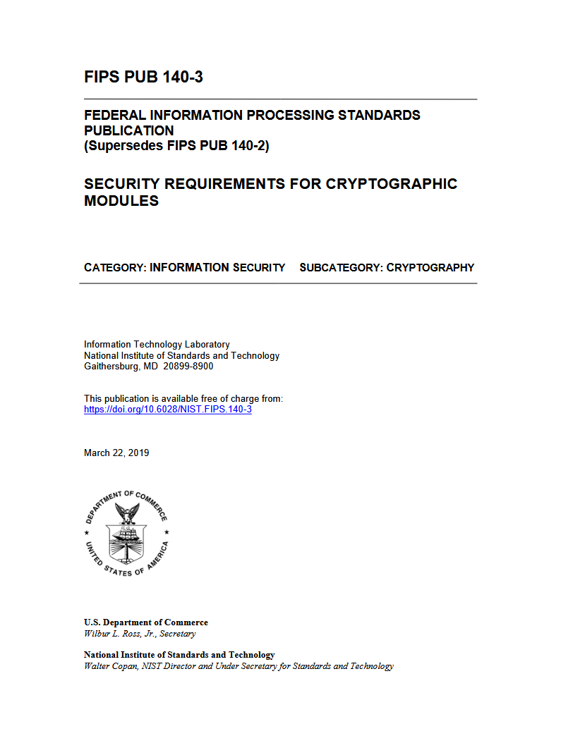 FIPS 140-3 Cover